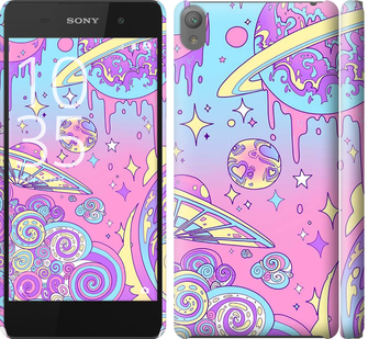 

Чехол Розовая галактика для Sony Xperia E5 F3311 633457