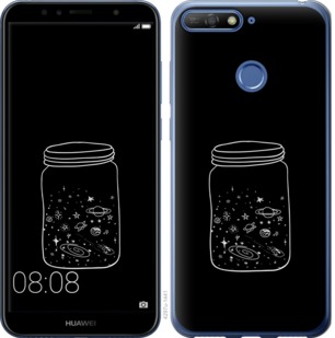 

Чохол Космос в банку на Huawei Y6 Prime 2018 729139