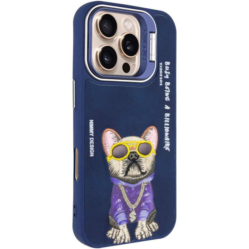 TPU+PC чехол Friends для Apple iPhone 16 Pro (6.3") (Blue Dog)