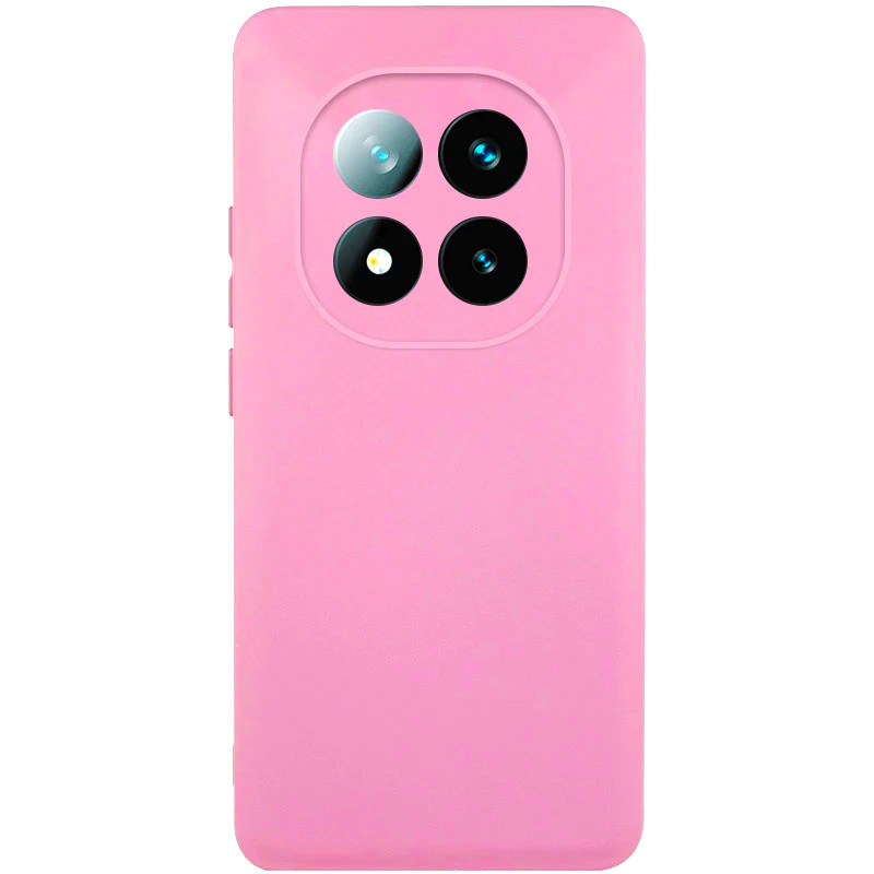 Чохол Silicone Cover Lakshmi Full Camera (AAA) на Xiaomi Redmi Note 14 Pro 4G (Розовый / Rose Pink)