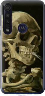 Чехол Винсент Ван Гог. Череп для Motorola G8 Plus