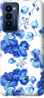 

Чехол Голубые орхидеи для Tecno Camon 18p CH7n 1383057