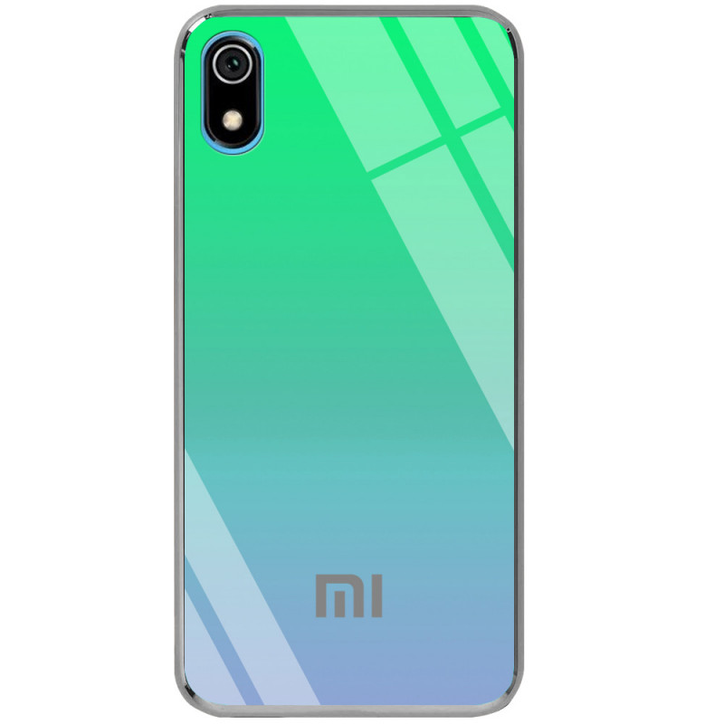 

TPU+Glass чехол Gradient Rainbow с лого для Xiaomi Redmi 7A (Зеленый) 737976