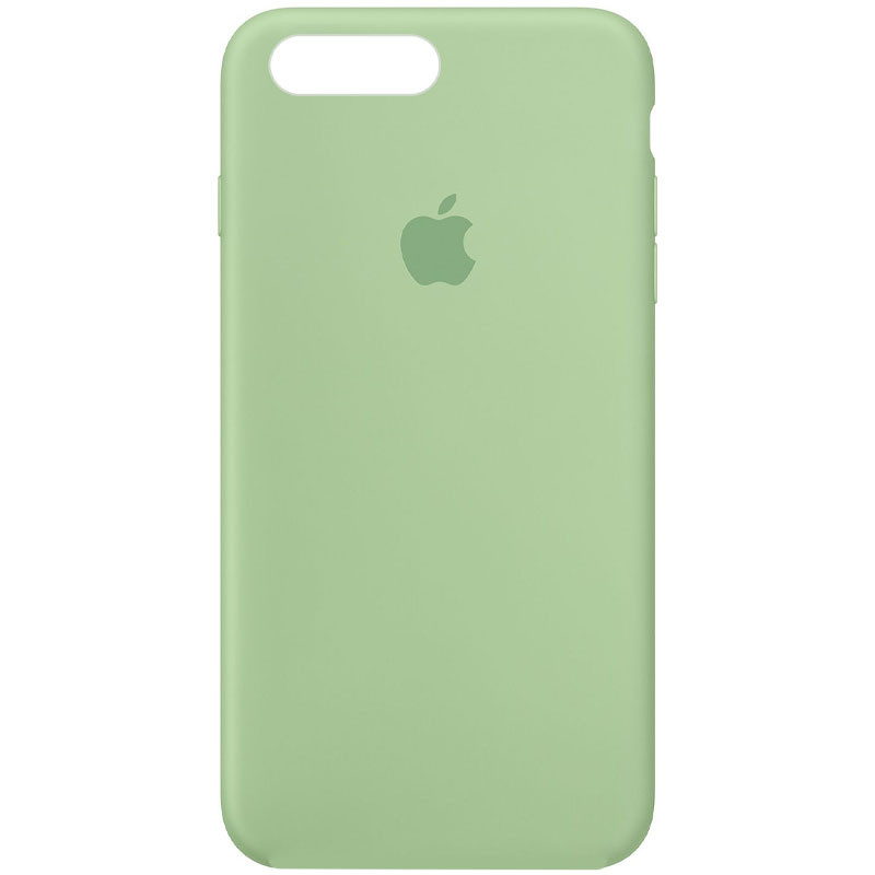 Чохол Silicone Case Full Protective (AA) на Apple iPhone 7 plus / 8 plus (5.5") (Зелений / Pistachio)