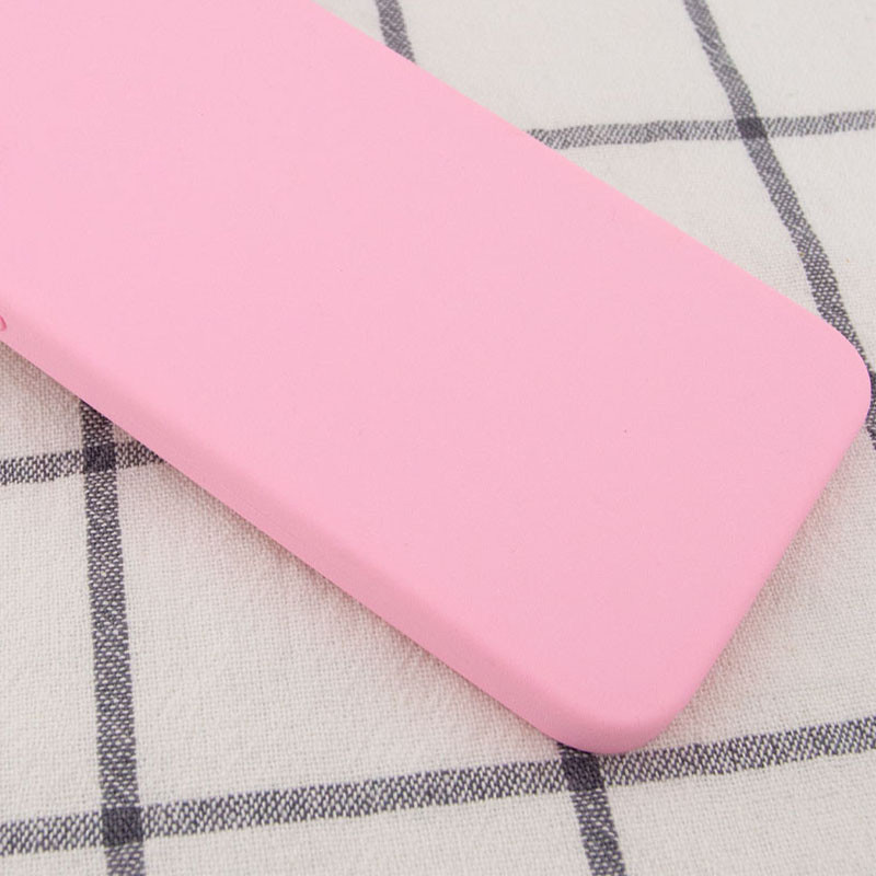 Фото Silicone Case Square Full Camera Protective (AA) NOLOGO для Apple iPhone XR (6.1") (Розовый / Light pink) на vchehle.ua
