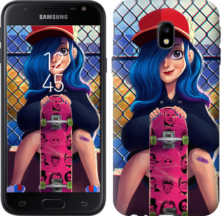 

Чехол Прикольная девочка со скейтбордом для Samsung Galaxy J4 2018 618128