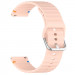 Фото Силіконовий ремінець Wavy для Smart Watch 20mm (Light Pink) на vchehle.ua