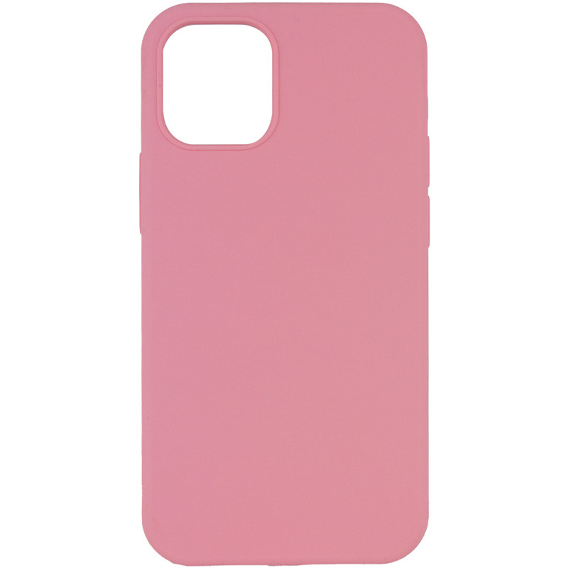 Чехол Silicone Case Full Protective (AA) NO LOGO для Apple iPhone 14 Pro (6.1") (Розовый / Light pink)