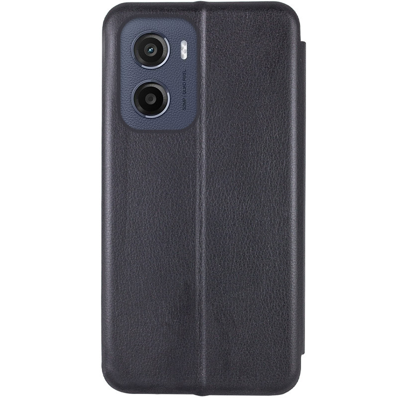 Фото Кожаный чехол-книжка Classy для Motorola Moto G05 / E15 (Черный) на vchehle.ua