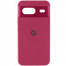Чехол Silicone Cover Lakshmi Full Camera (AAA) with Logo для Google Pixel 8a (Бордовый / Plum)
