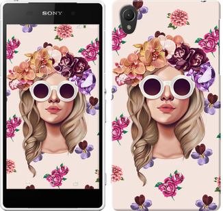 

Чехол Девушка с цветами v2 для Sony Xperia Z2 D6502/D6503 190330