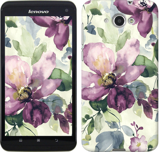 

Чехол Цветы акварелью для Lenovo S930 296525