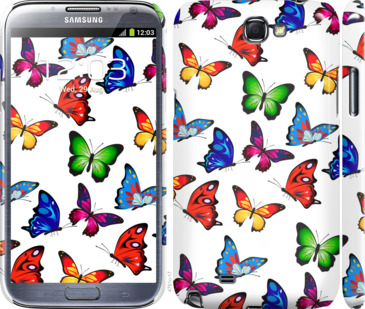 

Чехол Красочные мотыльки для Samsung Galaxy Note 2 N7100 881261