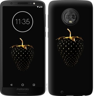 

Чехол Черная клубника для Motorola Moto G6 762572