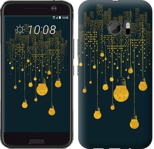 

Чехол Иллюстрация ночного города для HTC 10 592221