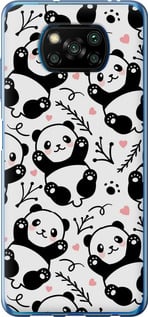 Чохол Панди на Xiaomi Poco X3 Pro