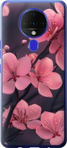Чохол Пурпурна сакура на Tecno Spark 6 KE7