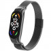 Ремінець Milanese Loop Design для Xiaomi Mi Band 5/6 (Чорний)