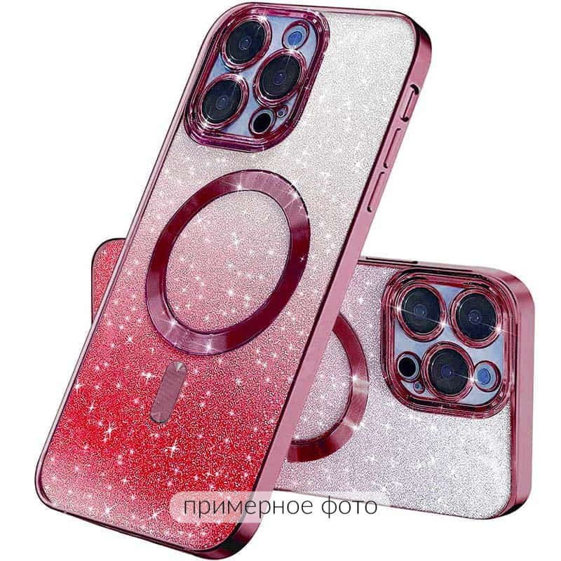 TPU чохол Delight case with Magnetic Safe з захисними лінзами на камеру на Apple iPhone 16 (6.1") (Червоний / Red)