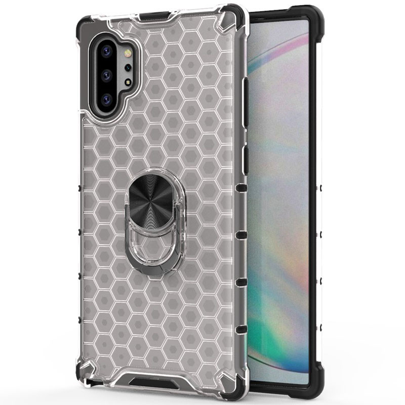 

Ударостійкий чохол Honey Ring на Samsung Galaxy Note 10 Plus (Прозорий) 1093684