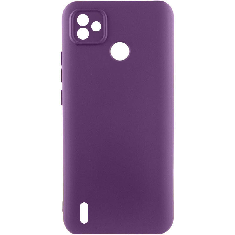 Чохол Silicone Cover Lakshmi Full Camera (A) на TECNO POP 5 (Фіолетовий / Purple)