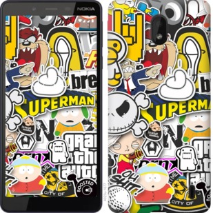 

Чохол Popular logos на Nokia 1 Plus 762706