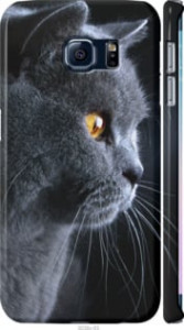 Чехол Красивый кот для Samsung Galaxy S6 Edge G925F