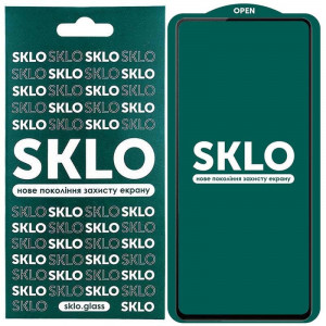 Захисне скло SKLO 5D (full glue) на Samsung Galaxy S22+