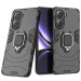 Фото Ударопрочный чехол Transformer Ring for Magnet для Xiaomi Poco X7 Pro (Черный / Soul Black) на vchehle.ua
