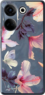 

Чехол Нарисованные цветы для Tecno Camon 20 Pro 1696141