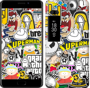 

Чехол Popular logos для Meizu Pro 7 Plus 687852