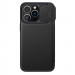 Фото Кожаный чехол-книжка Nillkin Qin Pro Plain Camshield для Apple iPhone 14 Pro Max (6.7") (Черный) на vchehle.ua