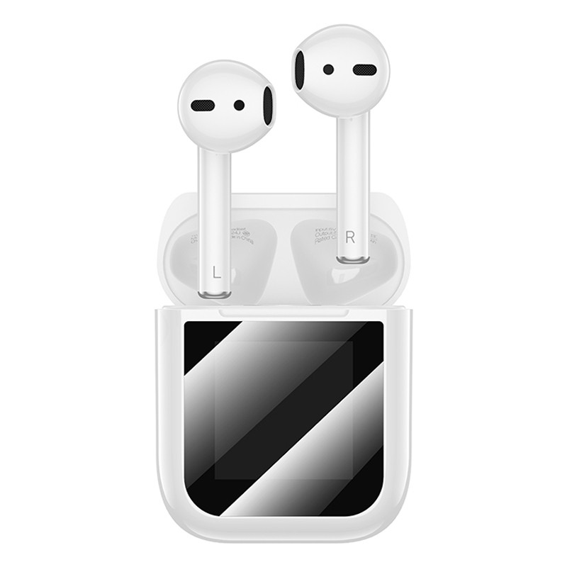 Фото Бездротові TWS навушники Hoco EW80 Magnificent with Touch Screen (White) на vchehle.ua