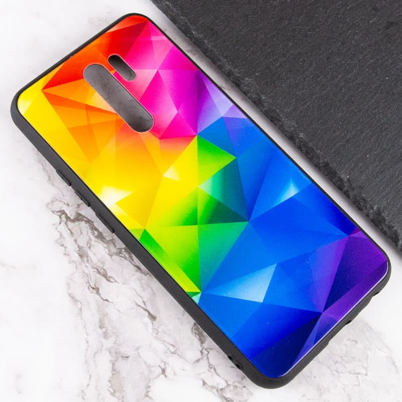Фото TPU+Glass чехол Diversity для Xiaomi Redmi Note 8 Pro (Rainbow) в магазине vchehle.ua
