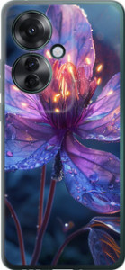 Чехол для Oppo Reno11 F Магический цветок (Фиолетовый)