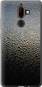 Чехол для Nokia 7 Plus Мокрое стекло (Серый)