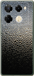 Чехол для Infinix Note 40 Pro 4G Мокрое стекло (Серый)