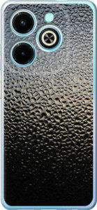 Чехол для Infinix Hot 40i Мокрое стекло (Серый)