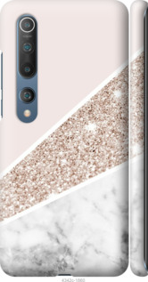 Чехол для Xiaomi Mi 10 Пастельный мрамор (Серый)