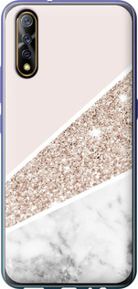 Чехол для Vivo V17 Neo Пастельний мармур (Сірий)