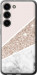 Чехол для Samsung Galaxy S23 Пастельный мрамор (Серый)