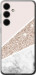 Чехол для Samsung Galaxy S24 FE Пастельный мрамор (Серый)