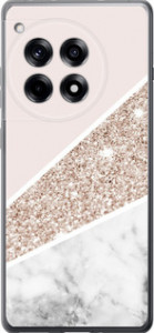 Чехол для OnePlus 12R Пастельный мрамор (Серый)