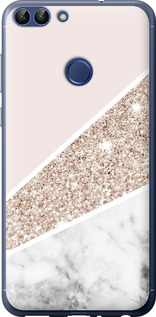 Чехол для Huawei P Smart Пастельний мармур (Сірий)