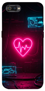 Чехол Neon heart для Realme C2
