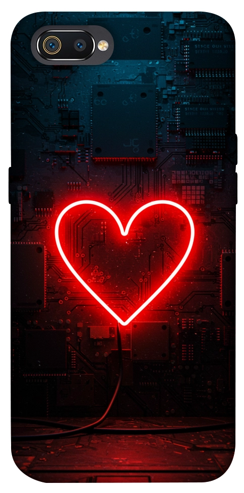 Чехол Яркое сердце для Realme C2