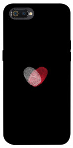 Чехол Fingerprint heart для Realme C2
