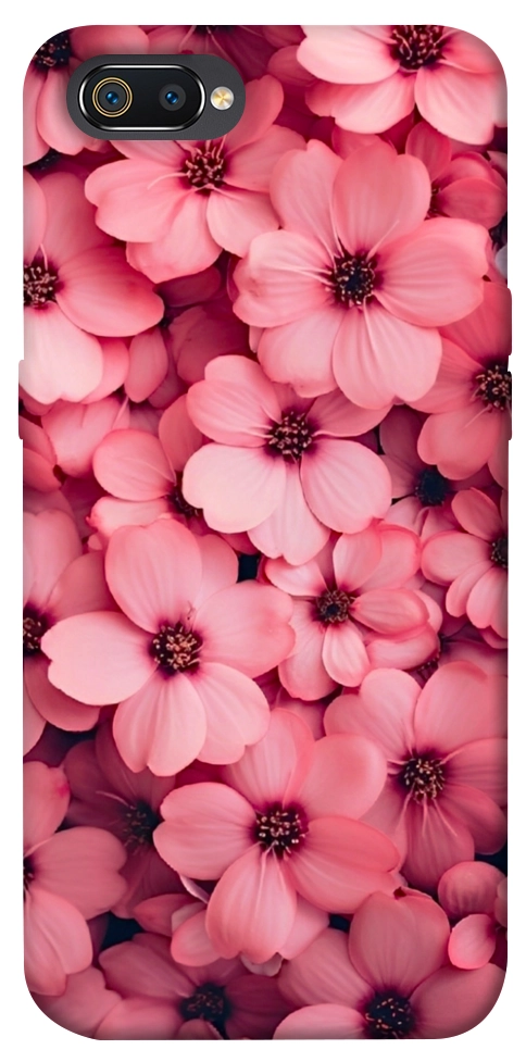 Чохол Pink flowers для Realme C2