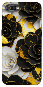 Чохол Flower black-white для Realme C2
