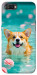 Чохол Swimming corgi для Realme C2